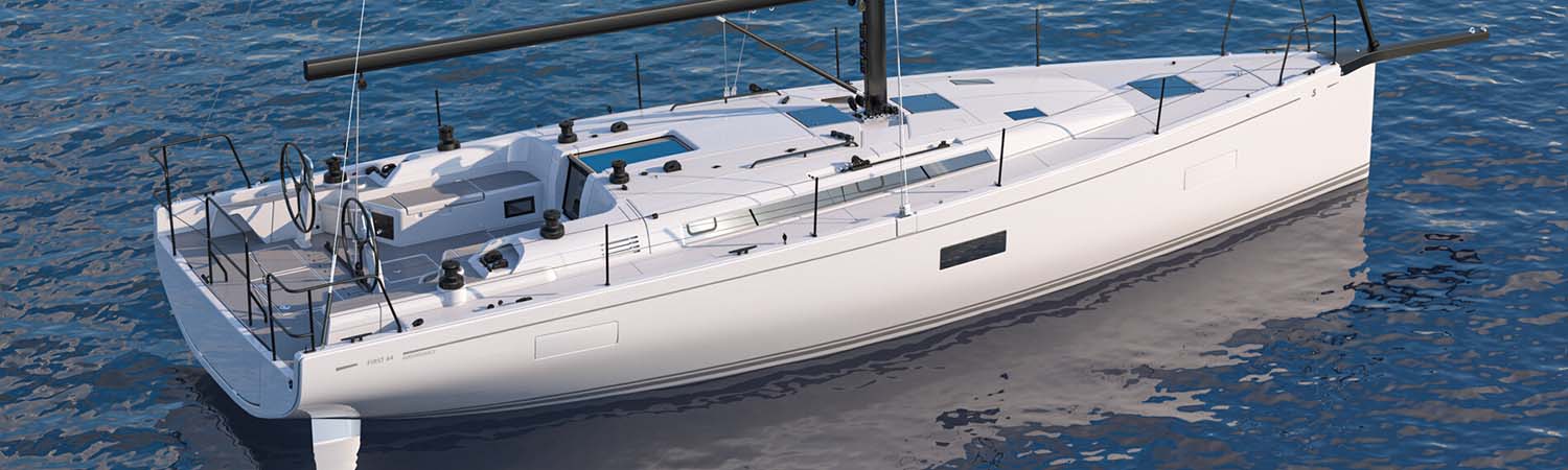 First 44 sailboat rendering
