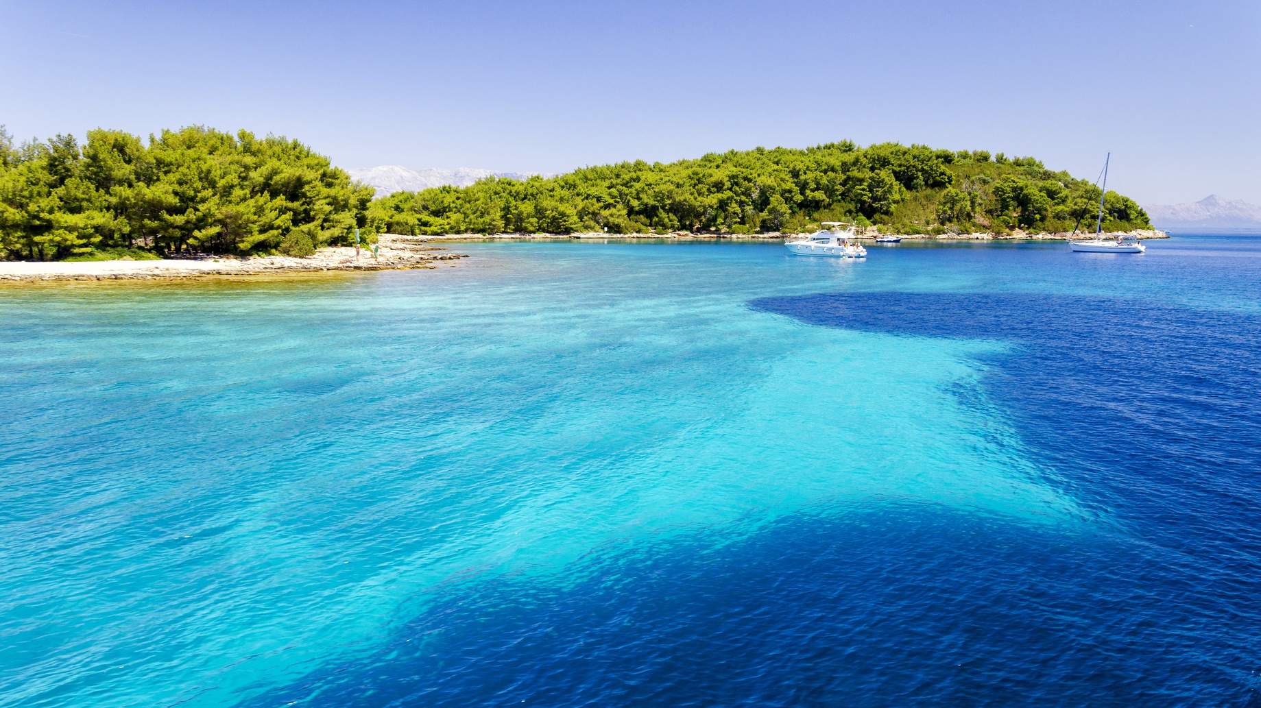 Hvar island bay