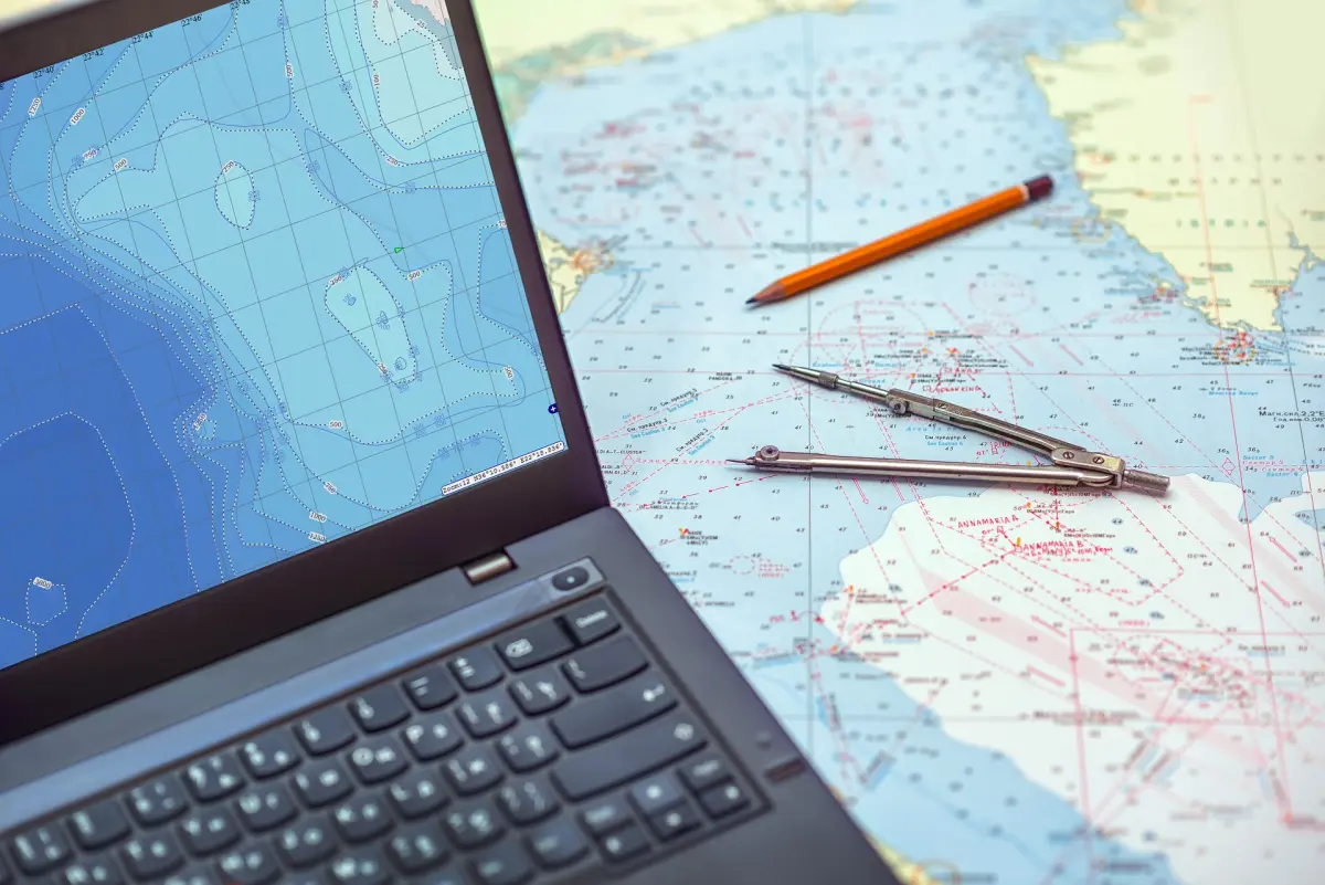 Online navigation course for RYA Day Skipper and Yachtmaster Theory study