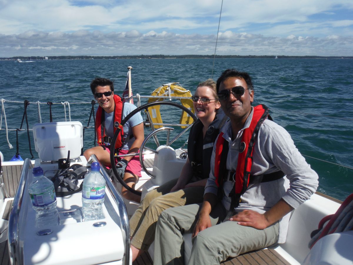 Living onboard during an Easter sailing holiday from Southampton